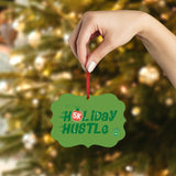 Holiday Hustle 5K Metal Ornament