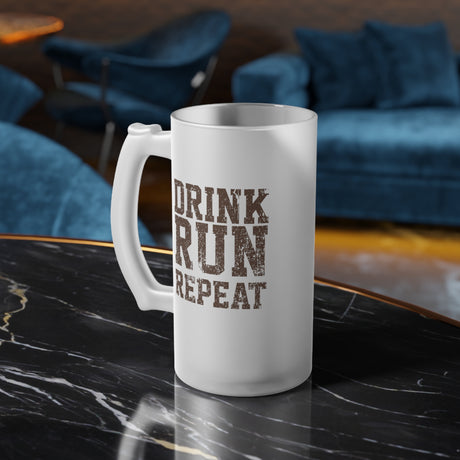 Copperhead Beer Relay Frosted Glass Beer Mug - 16 oz