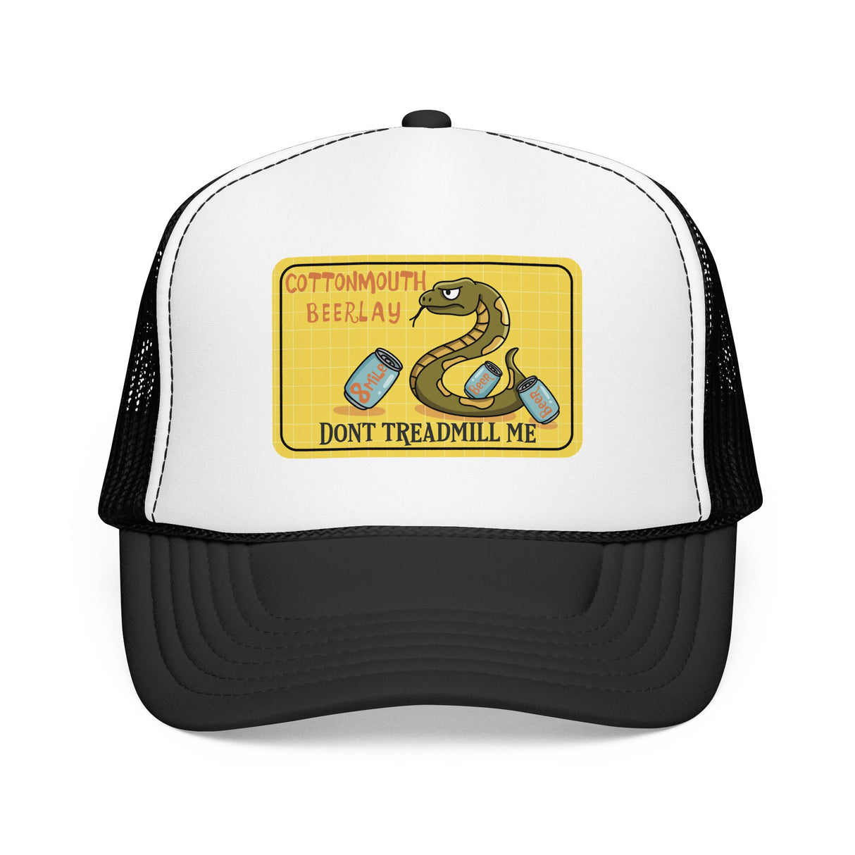 Cottonmouth Beer Relay Don’t Treadmill Me Foam Trucker Hat