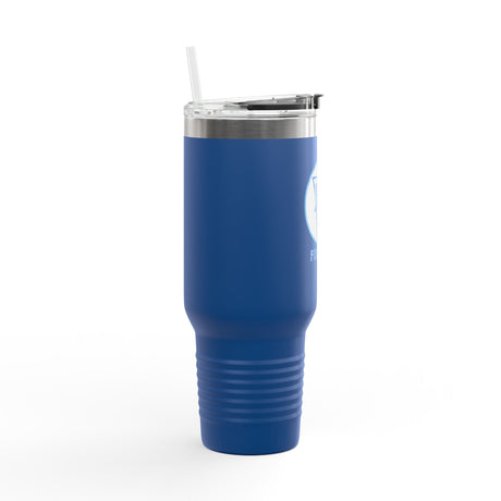 Hoggard Vikings Football 40oz Insulated Stainless Steel Tumbler