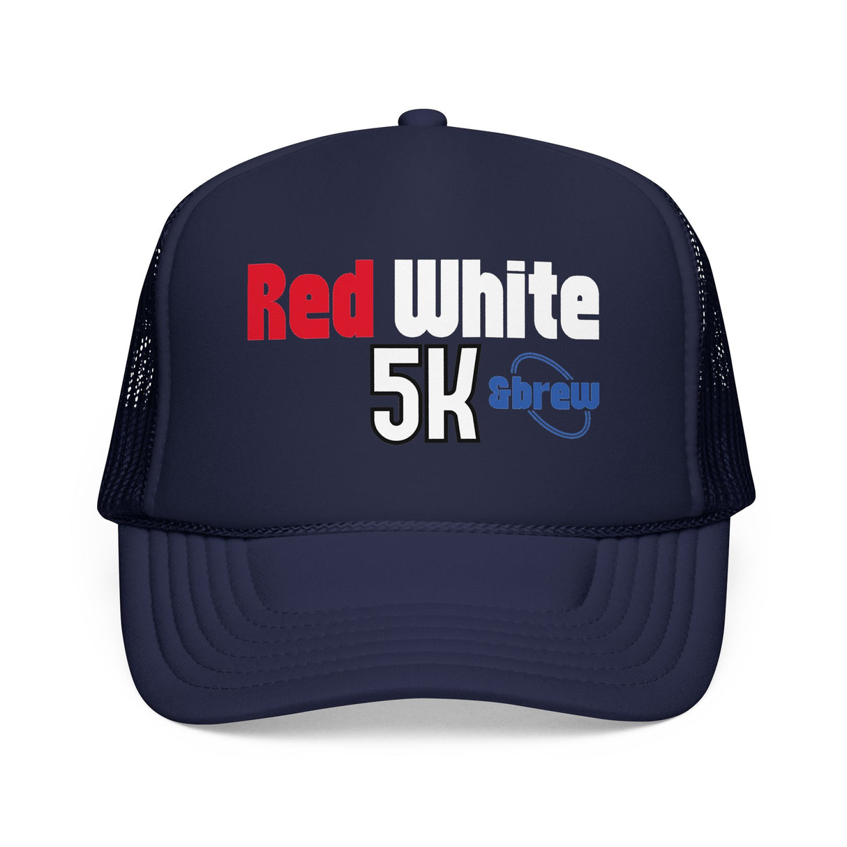 Red White & Brew 5K Foam Trucker Hat