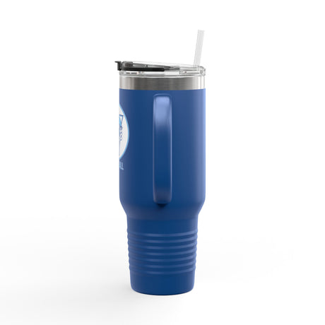 Hoggard Vikings Football 40oz Insulated Stainless Steel Tumbler