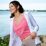 Women's Microtech® Chill B Cool V-Neck Cami Top with Built-In Bra