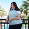 Women's Plus Size Quilted Hybrid Vest