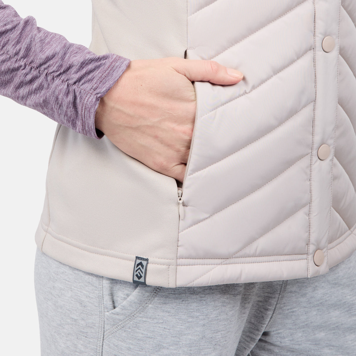 Women's Hybrid Button Front Vest