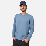 Men's FreeCycle® Sueded Melange Long Sleeve Crew Neck
