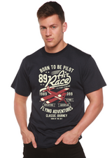 Born To Be Pilot Men's Bamboo Viscose/Organic Cotton Short Sleeve Graphic T-Shirt