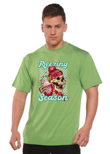 Freezing Season Unisex Bamboo Viscose/Organic Cotton Short Sleeve Graphic T-Shirt