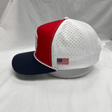 Battleship Half Marathon America 250 Ripstop Rope Hat with PVC Rubber Patch