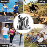 Hydration Pack Backpack, Lightweight Water Backpack with 2L Leakproof Hydration Bladder Daypack for Men Women,Running Hydration Vest for Outdoor Trail