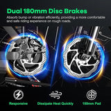 Foldable Electric Bike for Adults, 30+MPH, 48V 20Ah Removable Lithium Battery up to 80Miles, 20" Fat Tire 1000W Peak Motor Dirt Ebike Adult Electric Bicycle for Commute Beach Mountain E Bike
