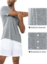 NORTHYARD Mens Athletic Shirts Short Sleeve Gym Workout Running Training Sports Performance T Shirt Basic Tee for Men