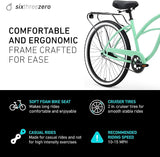 sixthreezero Around The Block Women's Beach Cruiser Bike