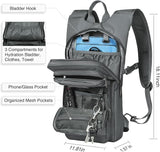 NOOLA Hydration Backpack with 3L TPU Water Bladder, Tactical Molle Water Backpack for Men Women, Hydration Pack for Hiking, Biking, Running and Climbing
