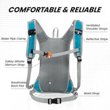 Nepest Hydration Pack Backpack for Women & Men, Lightweight Water Backpack with 2L Water Bladder for Hiking Cycling Running Biking