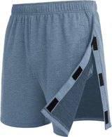 Deyeek Unisex Tear Away Shorts Snap On Athletic Cotton Shorts Post Knee Surgery Recovery Hip Replacement Pants with Pockets