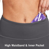 baleaf Women's 8"/ 5"/ 3" Biker Shorts High Waist Yoga Workout Gym Running Volleyball Spandex Shorts with Pockets