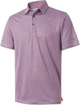 Men's Golf Polo Shirts Short Sleeve Striped Performance Moisture Wicking Dry Fit Golf Shirts for Men