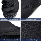 GADIEMKENSD Stretch Running Hat with Soft Brim, Quick Dry, Unstructured, Unisex-Adult