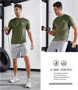 NORTHYARD Men's UPF 50+ Sun Protection Shirts Swim SPF UV Quick Dry Short Sleeve T-Shirts for Athletic Fishing Rash Guard
