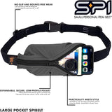 SPIbelt Running Belt for Women Men, Phone Holder for Running, Running Fanny Pack, Holder for Phone, Running Waist Pack, Adjustable Waist, [Fits All Phones]. Rave with Black Zipper
