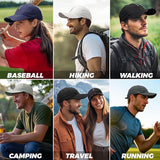 CLAPE Outdoor Sun Visor Hats Lightweight Waterproof Breathable Sports Hat UPF50+ Ultra Thin Cooling Baseball Hats