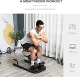 Soozier 3-in-1 Padded Push Up Sit Up Deep Sissy Squat Machine Home Gym Fitness Equipment