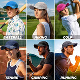 CLAPE Outdoor Sun Visor Hats Lightweight Waterproof Breathable Sports Hat UPF50+ Ultra Thin Cooling Baseball Hats