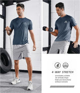 NORTHYARD Men's UPF 50+ Sun Protection Shirts Swim SPF UV Quick Dry Short Sleeve T-Shirts for Athletic Fishing Rash Guard