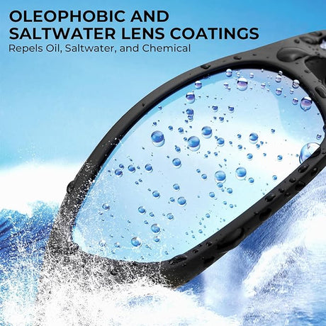 KastKing Hiwassee Polarized Sport Sunglasses for Men and Women, Wrap Sunglasses for Fishing Cycling and Running,UV Protection