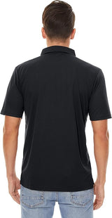 MAGCOMSEN Men's Polo Shirts 3 Buttons Casual Work T Shirts Quick Dry Short Sleeve Golf Shirt Pique Jersey Outdoor Performance