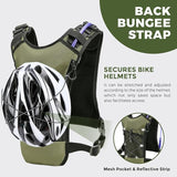USA Original Patent Running Hydration Vest Backpack, Lightweight Chest Pack with 2.0L Water Bladder Bag Daypack for Hiking Running Cycling Race Marathon for Women Men