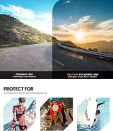 KALIYADI Polarized Sunglasses for Men, Sports Sun Glasses for Driving Cycling Fishing with UV protection