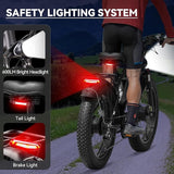 6000W Dual Motor Ebike for Adults 46MPH,210NM Fast Electric Bike,52V 34AH(1768Wh) Up to 105 Miles Long-Range Ebike,24" Fat Tire Dirtbike,Lockable Suspension Electric Bicycle for Off-Road Mountain Snow