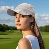 CLAPE Outdoor Sun Visor Hats Lightweight Waterproof Breathable Sports Hat UPF50+ Ultra Thin Cooling Baseball Hats