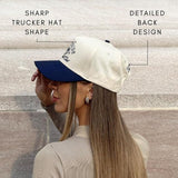 Vintage Sport Trucker Hat | Men & Women | Trendy Pickleball Golf Hats Men | American Cute Country Western | Cotton | Snapback