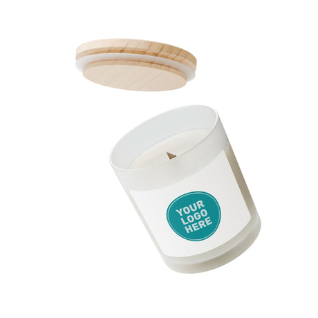 Frosted Glass Candle, 11 oz