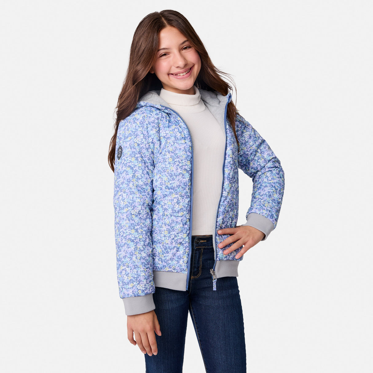Girls' Poofie Reversible Puffer Jacket