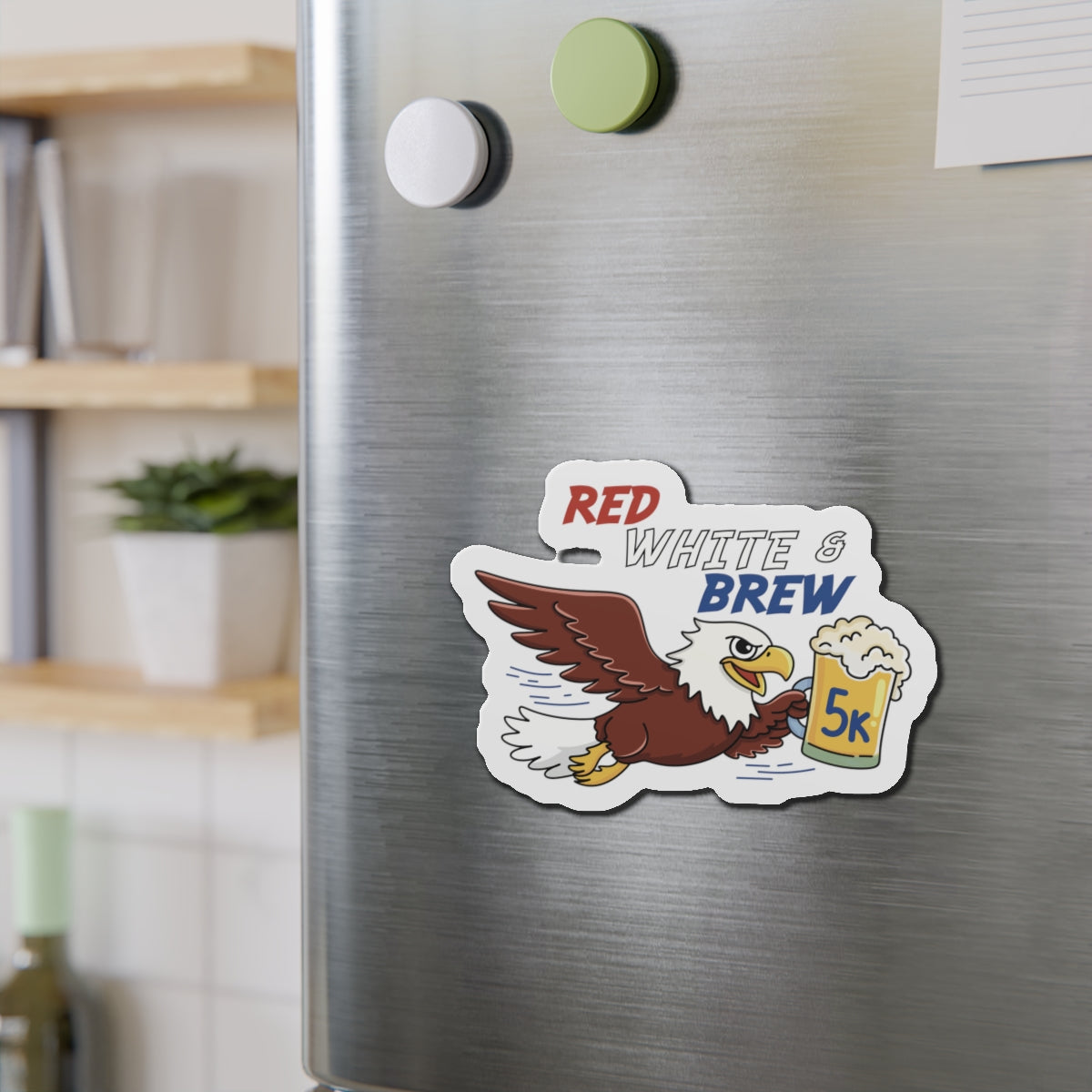 Red White & Brew 5K Magnets