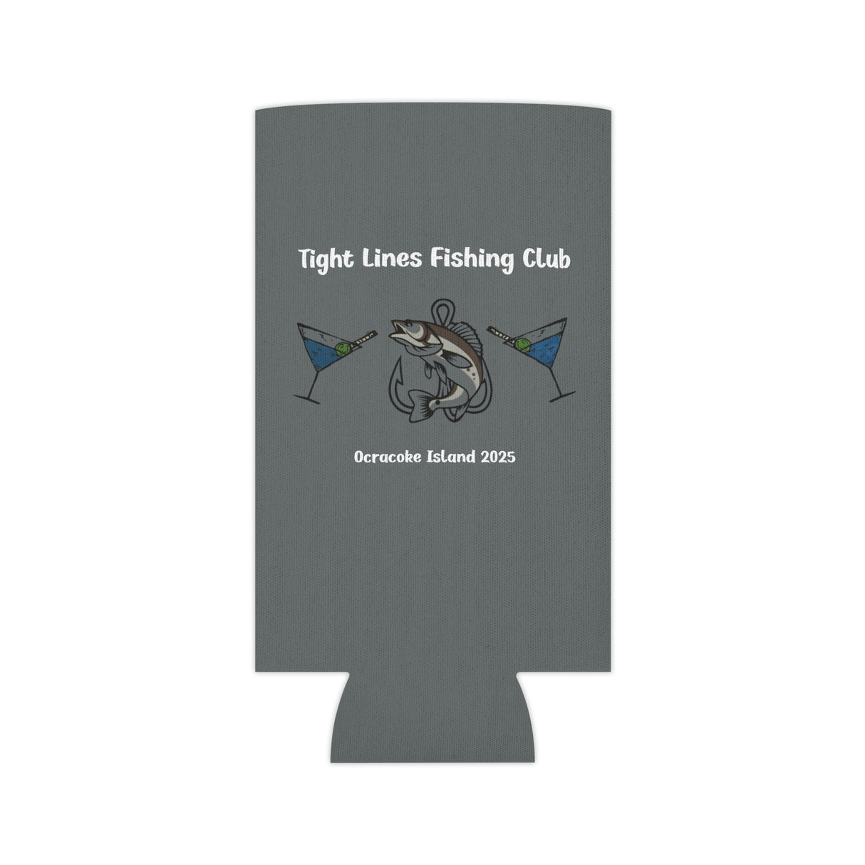 Tight Lines Fishing Club Can Cooler