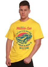 Muscle Car Spun Bamboo® Men's Bamboo Viscose/Organic Cotton Short Sleeve Graphic T-Shirt