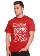World Competition Men's Bamboo Viscose/Organic Cotton Short Sleeve Graphic Graphic T-Shirt