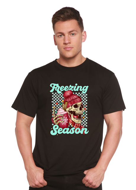 Freezing Season Unisex Bamboo Viscose/Organic Cotton Short Sleeve Graphic T-Shirt
