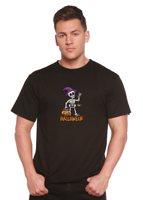 Happy Halloween Unisex Bamboo Viscose/Organic Cotton Short Sleeve Graphic T-Shirt