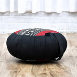 Leewadee Meditation Cushion Set – 1 Round Zafu Meditation Pillow and 1 Square Roll-Up Zabuton Meditation Mat, Pillows Bundle Filled with Kapok
