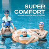 COOLMATE Fabric Swim Cap for Adult Women Men Kid 3 4 6 8 14 16, Silicone Water Resistant Layer, Cloth Swim Cap Gifts for Swimmers, Lightweight for Pool, Lap Swimming (1 pc)