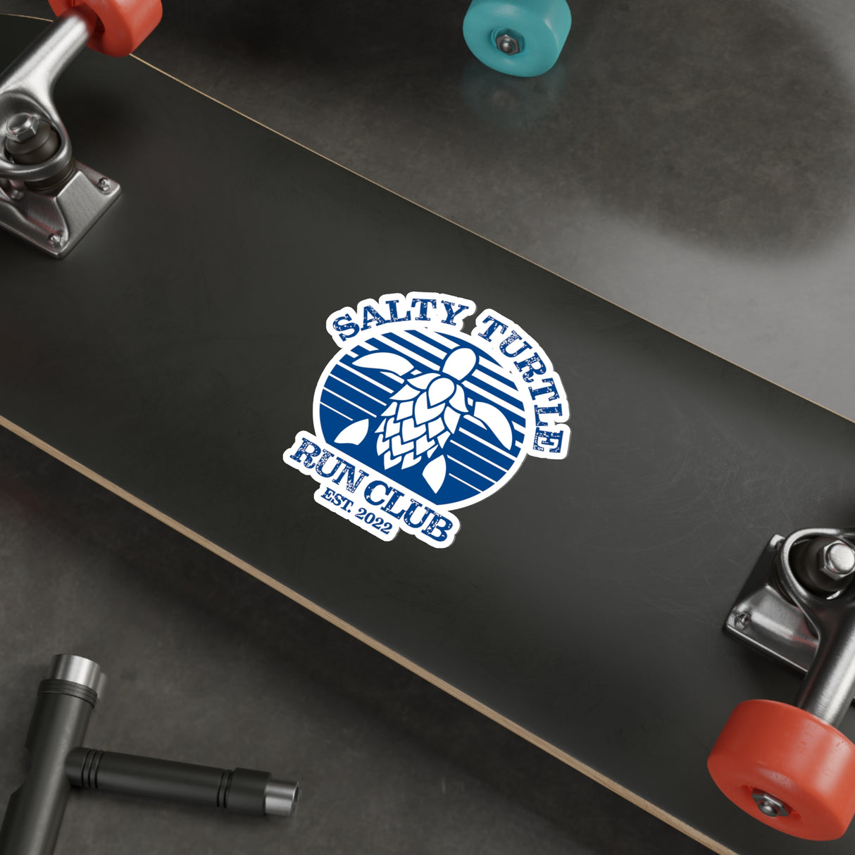 Salty Turtle Run Club Stickers