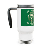 St. Mark Catholic Stainless Steel Travel Mug with Handle - 14 oz
