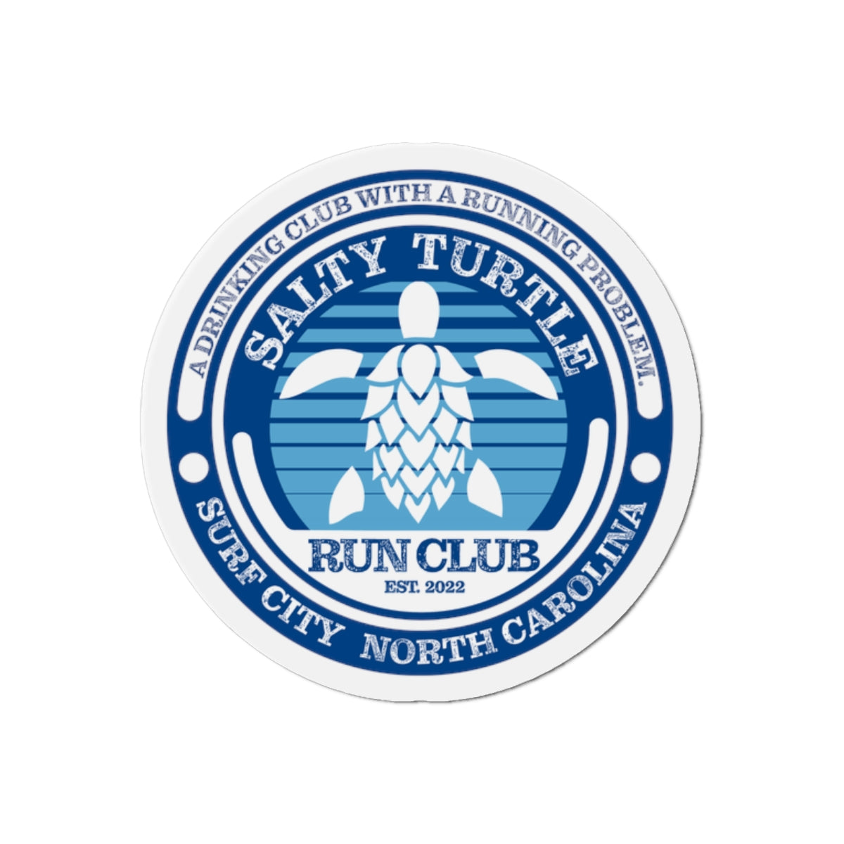 Classic Salty Turtle Run Club Magnets