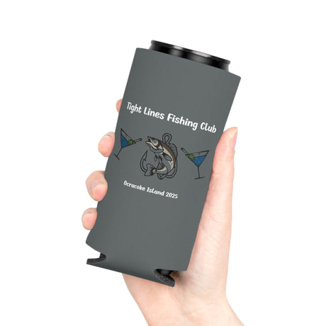 Tight Lines Fishing Club Can Cooler